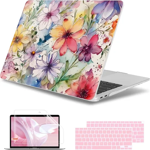 Vista 11 de May Chen Funda compatible con MacBook Air de 13 pulgadas 2022 2021, versión 2020-2018 Modelo: M1 A2337 A2179 A1932, carcasa rígida de plástico