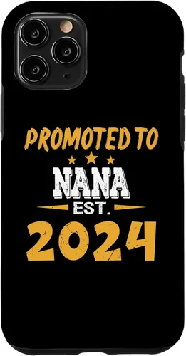 Vista 10 de Funda para iPhone 14 Promoted To NANA Est.2024 Pregnancy Announcement New Baby