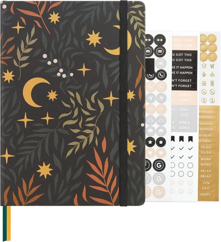 Vista 112 de ⩓ Per Se Cuaderno de Diario con Líneas (3 Paquetes), 160 Páginas Papel Grueso 100GSM, A5 Tapa Dura Cuadernos con Rayas Universitarias para Escribir