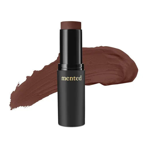 Vista 10 de Mented Cosmetics - Base de maquillaje en barra, corrector y barra de contorno para piel oscura, base en crema para mujeres negras, vegano y libre