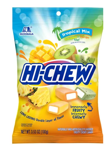 Vista 38 de HI-CHEW Mezcla Superfruit, 3.17 oz, 6 piezas, sin gluten, elaborada con sabores de frutas naturales y artificiales