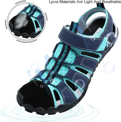 Vista 5 de JIASUQI Zapatos de agua atléticos para senderismo, descalzos, para natación, deportes, caminar, para mujeres y hombres