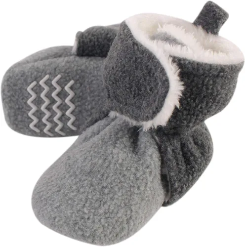 Vista 6 de Hudson Baby Botines unisex de forro polar y sherpa sintético para bebé Oso