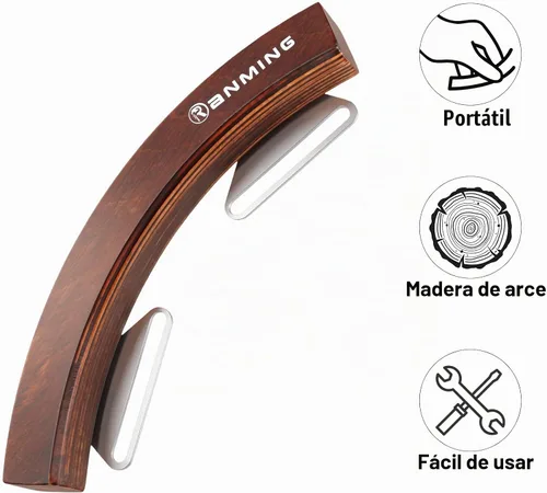 Vista 6 de RANMING Click Percussion Bloque de madera de percusión Bloque de madera con arce de 20 capas compatible con tambor de caja de 13-14 pulgadas