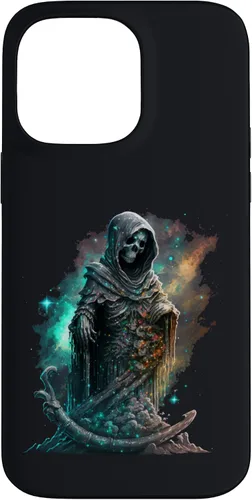 Vista 21 de Santa Muerte - Carcasa para iPhone 17, diseño de folklore mexicano