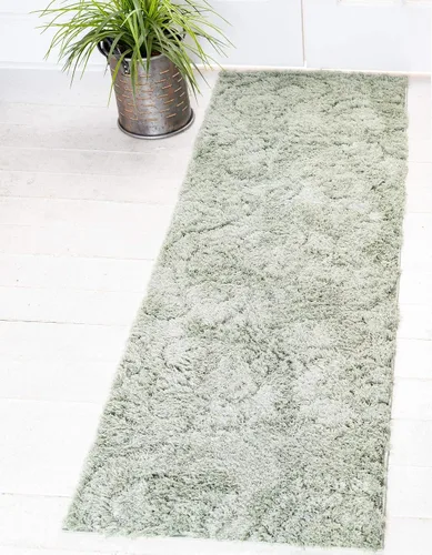Vista 17 de Rugs.com - Alfombra de la colección Botanical Shag, alfombra de pelo de 4 x 6 pies color beige perfecta para salas de estar, comedores grandes