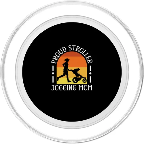 Vista 2 de Jogging Stroller Baby Running Buggy Workout Cardio Fitness PopSockets MagSafe PopGrip for iPhone