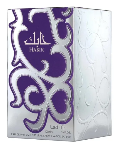 Vista 3 de Lattafa Habik – Fragancia duradera en aerosol, especiada, aromática, amaderadas y almizcladas – Eau de Parfum para hombres, 3.4 onzas / 100 ml