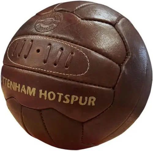 Vista 3 de Tottenham Hotspur FC Official Retro Heritage - Pelota de cuero (talla 5) (marrón)