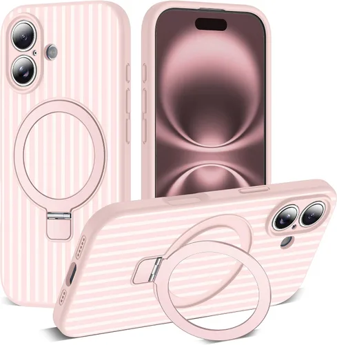 Vista 56 de SKYLMW Funda diseñada para iPhone 11 con soporte magnético invisible Compatible con Mag-Safe, a prueba de caídas de grado militar, a prueba