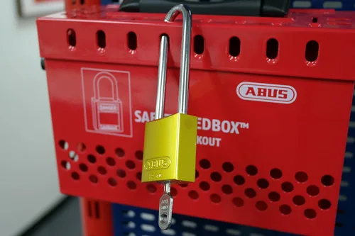 Vista 3 de ABUS 72/40HB75 Candado de seguridad de aluminio con grillete de 3 pulgadas, con llave igual