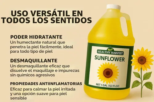 Vista 5 de Aceite de girasol sin OMG Healthy Harvest