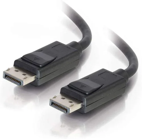 Vista 2 de C2G Legrand - Cable DisplayPort 1.2 macho a macho, cable de puerto de pantalla negro, cable de pantalla digital de 3 pies, puerto de pantalla de 8K