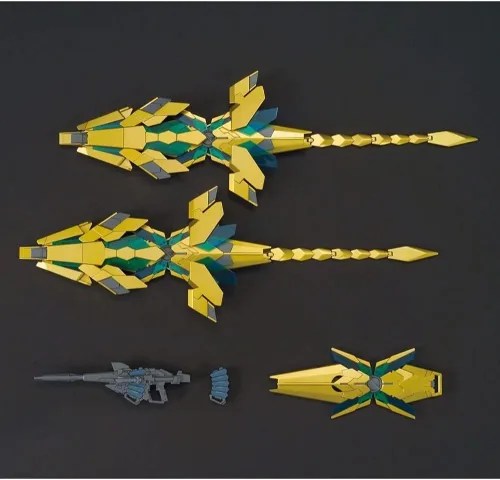 Vista 6 de Bandai Spirits Hobby HGUC 1/144#227 Unicorn Gundam 03 Phenex (revestimiento dorado en modo unicornio) Gundam NT, Multi