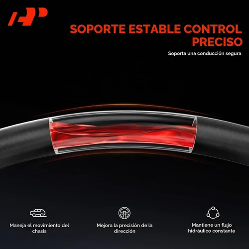 Vista 5 de A-Premium - Conjunto de línea de manguera de presión de dirección asistida, bomba a engranaje Compatible con GMC Sierra 1500 2500, Yukon