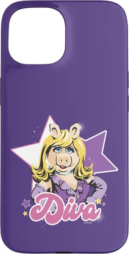 Vista 6 de Funda para iPhone 16 Disney The Muppets Miss Piggy Diva Retrato