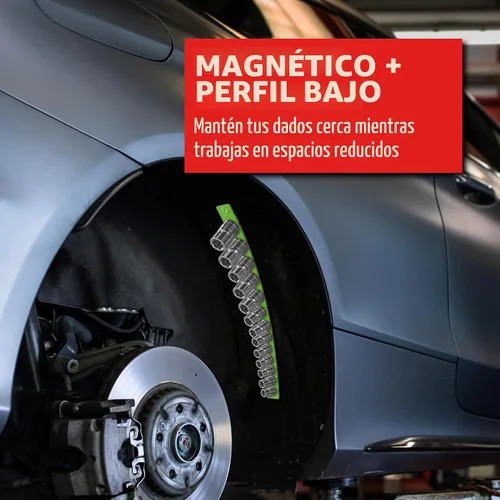 Vista 6 de EZRED FSR38-G - Riel magnético flexible de 3/8", color verde