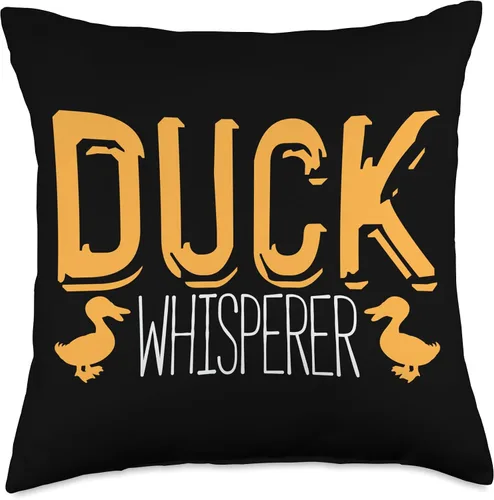 Vista 4 de Ente Enten Entenvogel Vögel Vogel Motive Whisperer Duck Water Bird - Almohada de 16 x 16 pulgadas, multicolor