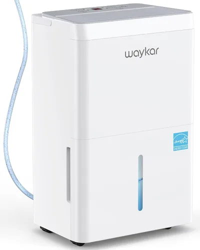 Vista 8 de Waykar Deshumidificador Energy Star de 150 pintas de 7,000 pies cuadrados con bomba para habitaciones grandes comerciales e industriales, sótano