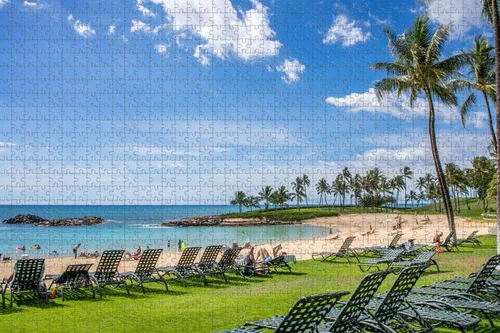 Vista 7 de Boca Raton Beach USA Rompecabezas para adultos 1000 piezas de madera regalo de viaje recuerdo Pt-00070