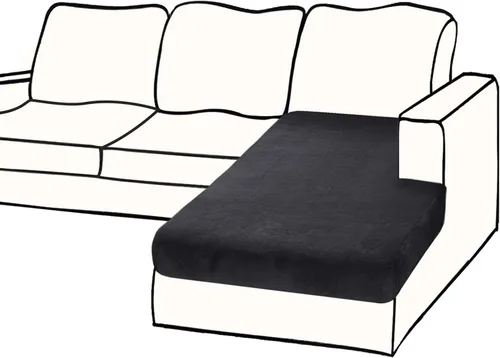 Vista 38 de BT.WA Funda de Cojín de Sofá de Terciopelo 1 Pieza Funda de Cojín de Asiento Elástica Funda de Sillón Fundas Separadas de Sofá Seccional Protector