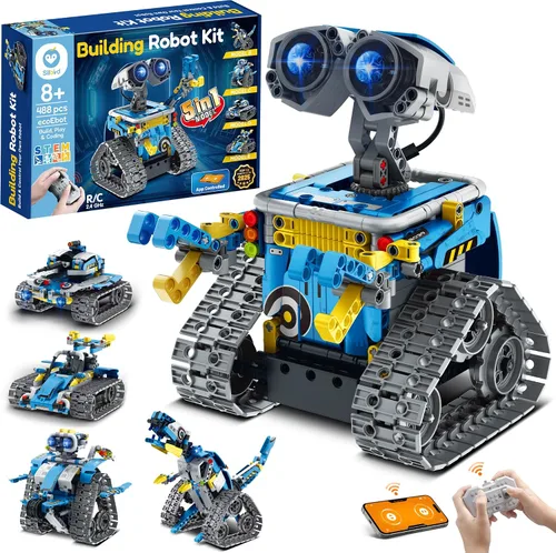 Vista 8 de Sillbird STEM Robot Kit de construcción con control remoto, regalos para niños de 8 a 13 años Coding Robotic Set, Educational Birthday Gifts