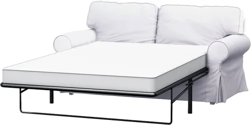 Vista 10 de Funda de repuesto para sofá cama de dos plazas Ektorp (algodón pesado) compatible con el sofá cama Ektorp de 2 plazas, una funda de sofá de calidad