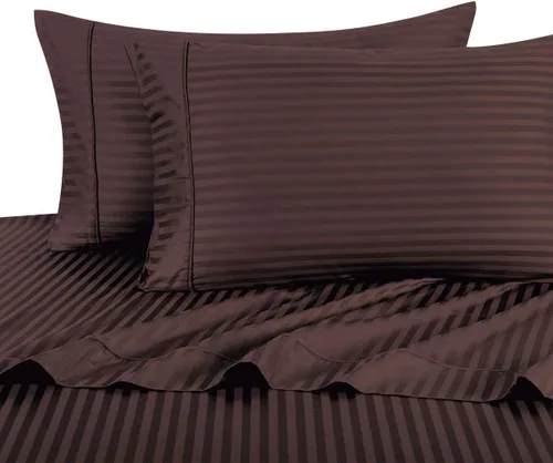 Vista 26 de Sábanas de tamaño Split King con 2 sábanas bajeras individuales XL, color negro, sábanas 100% algodón, bolsillo profundo, satén de algodón fresco