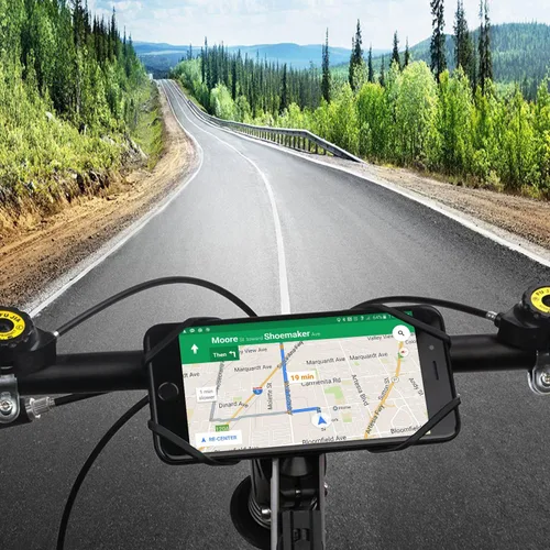 Vista 5 de Cellet Soporte universal para teléfono para motocicleta, bicicleta, compatible con Apple iPhones, Samsung Galaxy, Google Pixels, Motorola Azul