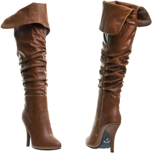 Vista 4 de Forever Link - Botas de piel vegana para mujer Focus-33