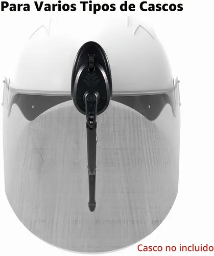 Vista 6 de Shkalacar Limpiaparabrisas para casco de motocicleta, 2 W, impermeable, USB, para casco de motocicleta, mini limpiaparabrisas eléctrico