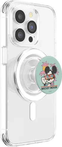 Vista 3 de Disney Mickey y sus amigos Mickey Beach Retrato PopSockets MagSafe PopGrip para iPhone