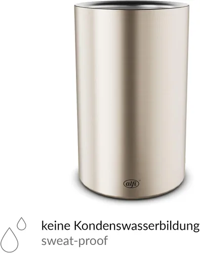 Vista 5 de alfi VINO, acero inoxidable pol., enfriador de botellas de acero inoxidable, para botellas de 0,70-1 l, mantener frío sin condensación agua ni