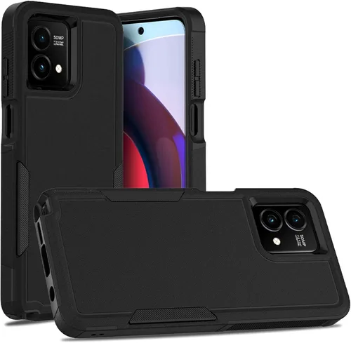 Vista 7 de Funda para Moto G Stylus 5G 2023: funda protectora de doble capa resistente para teléfono celular, a prueba de golpes, con protector de pantalla