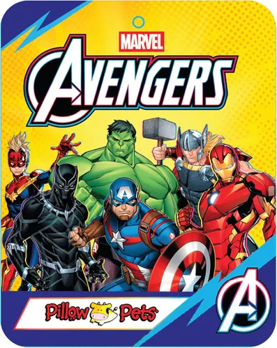 Vista 5 de Pillow Pets Marvel Hulk, juguete de peluche de 18 pulgadas