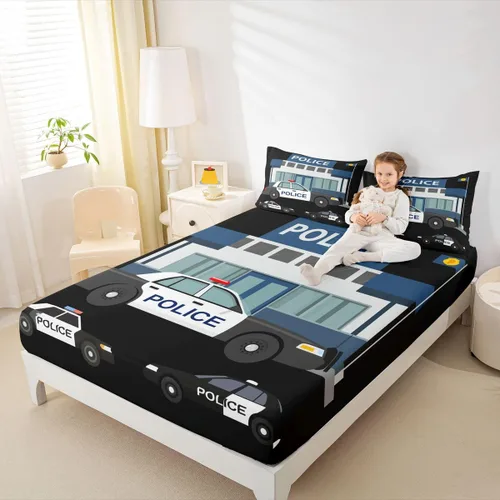 Vista 34 de Erosebridal Juego de sábanas de ratas para niños, tamaño Queen, juego de ropa de cama con diseño de roedores de ratón, divertido diseño de animales