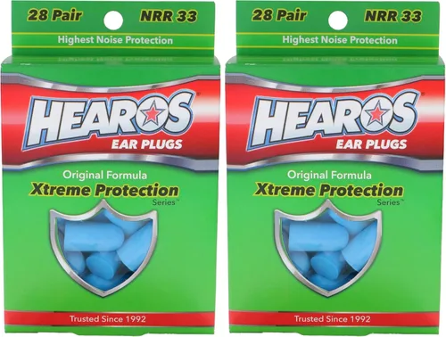 Vista 9 de Tapones para oídos Hearos Xtreme Protección, 14 pares de espuma, 5427, Azul, 1, 1
