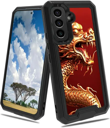 Vista 62 de Funda para Samsung S23 FE Funda Galaxy S23 FE 2 en 1 PC duro de doble capa TPU suave a prueba de golpes Funda protectora para Samsung Galaxy S23 FE