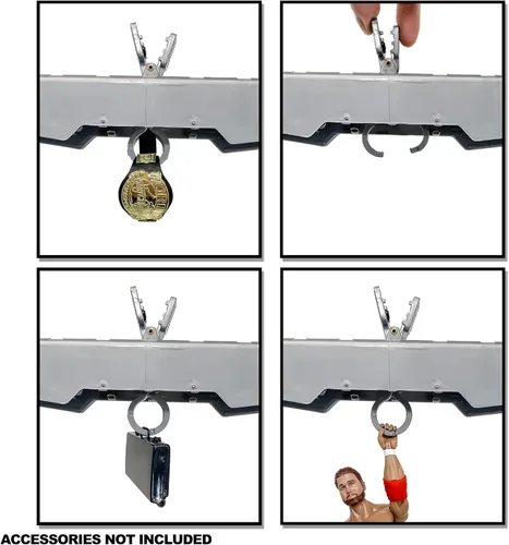 Vista 6 de Grab The Gear - Juego ajustable para figuras de acción de lucha libre