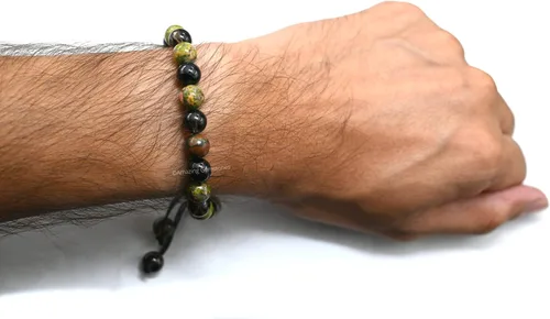 Vista 10 de Pulsera del zodiaco de cristales curativos
