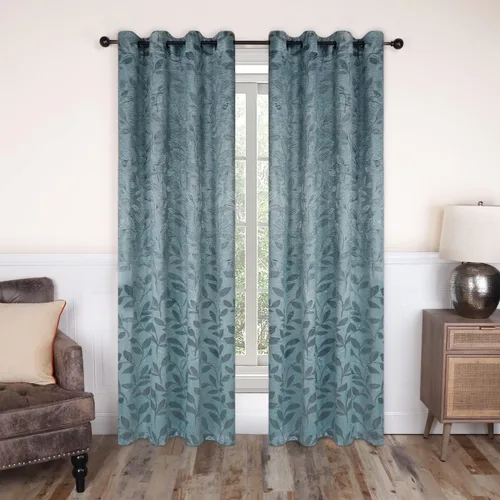 Vista 16 de BLUENILEMILLS BNM - Paneles de cortinas opacas para oscurecer la habitación con bolsillo para barra, cortinas perfectas para ventanas de cocina