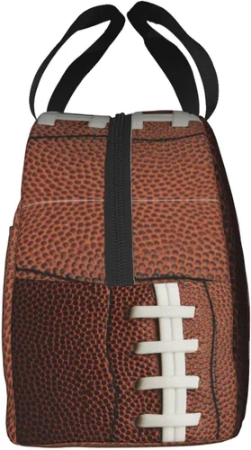 Vista 7 de Bolsa de almuerzo con aislamiento reutilizable de fútbol para mujeres y hombres, impermeable, lonchera térmica para el trabajo, oficina, viajes