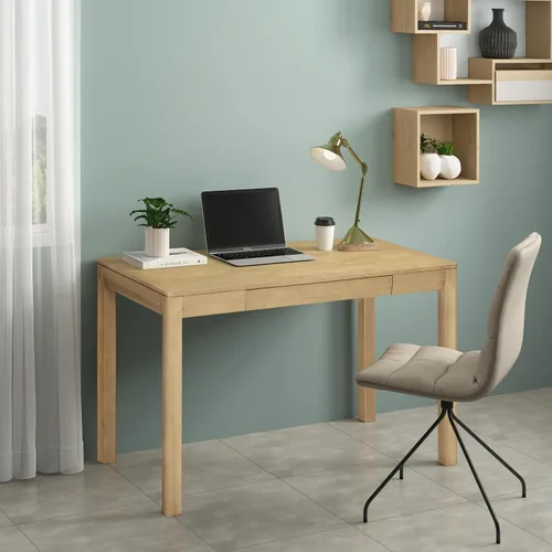 Vista 15 de NTC Flow Mesa de Café Moderna de Madera Rectangular con Cajón Oculto – Resistente al Agua y al Calor, Negro Quemado
