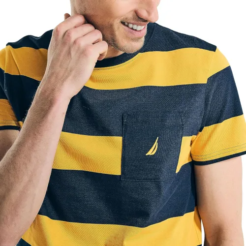 Vista 3 de Nautica Camiseta de cuello redondo a rayas