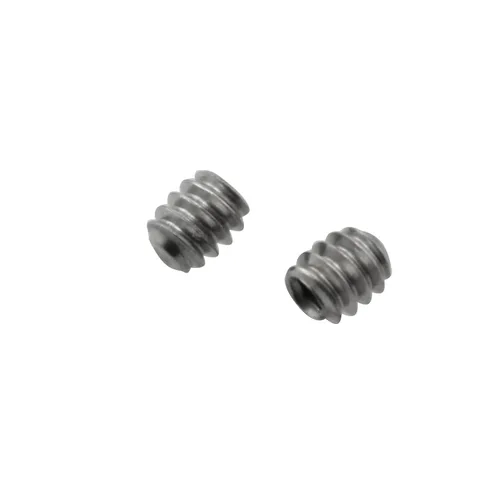 Vista 3 de 25pcs 4-40 x 1/8" de acero inoxidable Allen cabeza hexagonal hexagonal Tornillos Punta de copa con llave hexagonal
