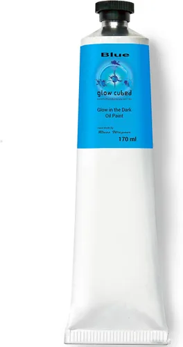 Vista 9 de Pintura al óleo profesional que brilla en la oscuridad Artista Pintura al óleo luminiscente fosforescente autoluminosa Glow Cubed