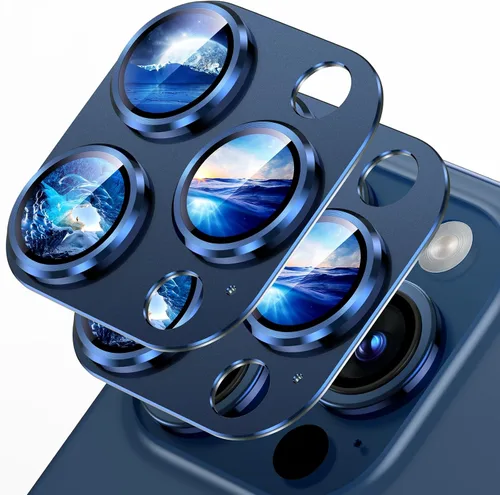 Vista 42 de Uyiton Compatible con iPhone 17 Protector de Lente de Cámara - [No es Fácil de Romper][Fuerte Adsorción][Compatible con Fundas] Protector de Cámara