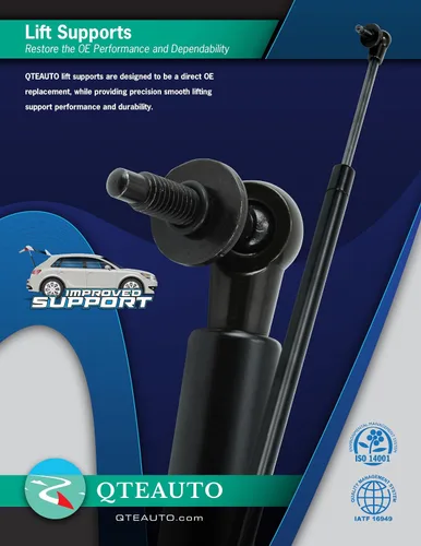 Vista 3 de PM Auto Par de 2 soportes de elevación de la puerta trasera izquierda derecha para Mazda 626 1983-1985