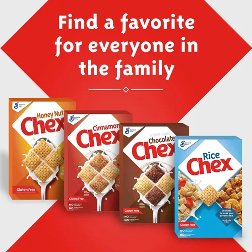 Vista 8 de Cereal de Arándanos Chex, Cereal para el desayuno sin gluten, hecho con grano integral, 12 onzas