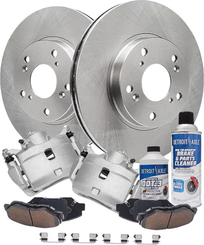 Vista 78 de Detroit Axle - Rotores de freno para Ford Mustang 2015 2016 2017 2018 2019 2020 2021 2022 2023 Rotores de freno de disco 2016 2017 2018 2019